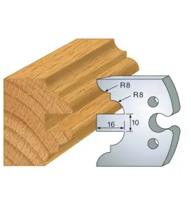 Jeu De 2 Fers Profiles Acier Ht.50Mm N°251 ref 855.251 Leman