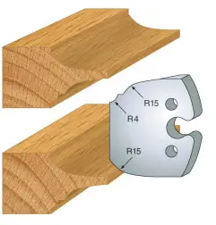 Jeu De 2 Fers Profiles Acier Ht.50Mm N°252 ref 855.252 Leman