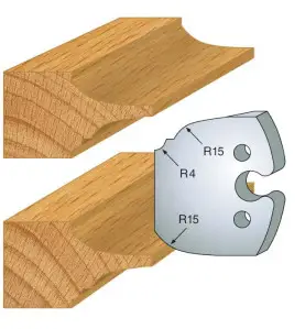 Jeu De 2 Fers Profiles Acier Ht.50Mm N°252 ref 855.252 Leman