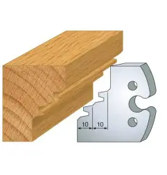 Jeu De 2 Fers Profiles Acier Ht.50Mm N°253 ref 855.253 Leman
