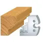 Jeu De 2 Fers Profiles Acier Ht.50Mm N°253 ref 855.253 Leman