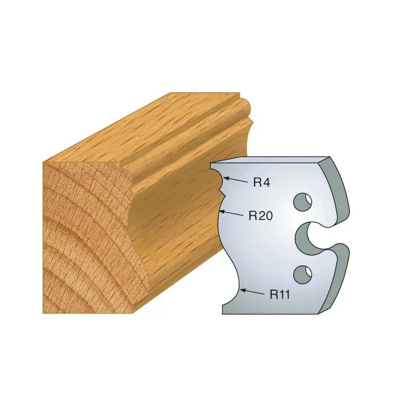 Jeu De 2 Fers Profiles Acier Ht.50Mm N°254 ref 855.254 Leman