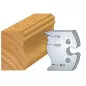 Jeu De 2 Fers Profiles Acier Ht.50Mm N°254 ref 855.254 Leman