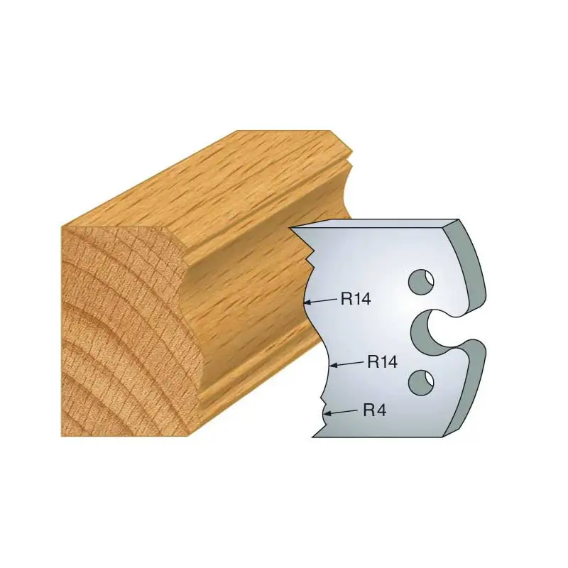 Jeu De 2 Fers Profiles Acier Ht.50Mm N°255 ref 855.255 Leman