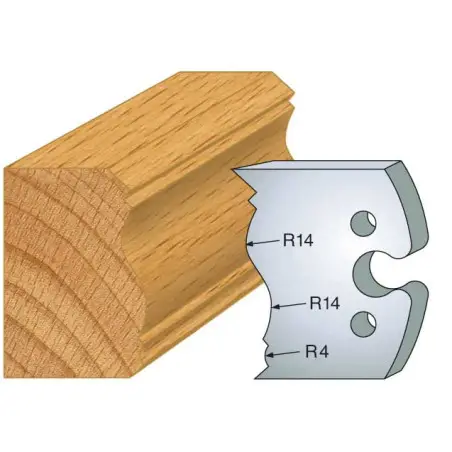 Jeu De 2 Fers Profiles Acier Ht.50Mm N°255 ref 855.255 Leman