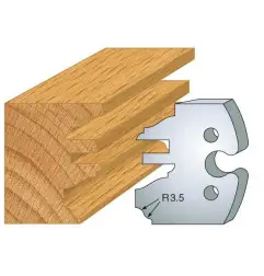 Jeu De 2 Fers Profiles Acier Ht.50Mm N°258 ref 855.258 Leman