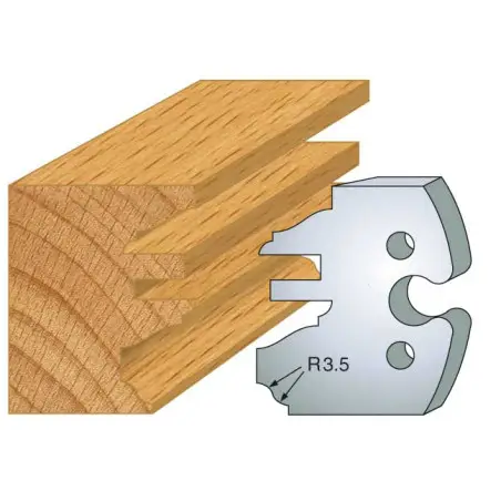 Jeu De 2 Fers Profiles Acier Ht.50Mm N°258 ref 855.258 Leman