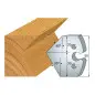 Jeu De 2 Fers Profiles Acier Ht.50Mm N°272 ref 855.272 Leman