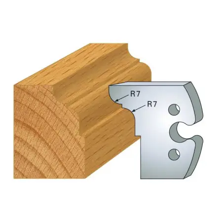 Jeu De 2 Fers Profiles Acier Ht.50Mm N°273 ref 855.273 Leman