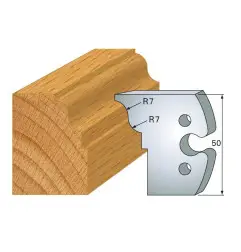 Jeu De 2 Fers Profiles Acier Ht.50Mm N°274 ref 855.274 Leman