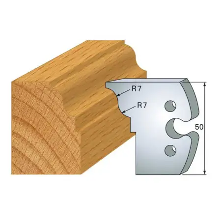 Jeu De 2 Fers Profiles Acier Ht.50Mm N°274 ref 855.274 Leman