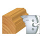 Jeu De 2 Fers Profiles Acier Ht.50Mm N°274 ref 855.274 Leman