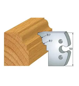 Jeu De 2 Fers Profiles Acier Ht.50Mm N°274 ref 855.274 Leman