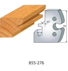 Jeu De 2 Fers Profiles Acier Ht.50Mm N°276 ref 855.276 Leman