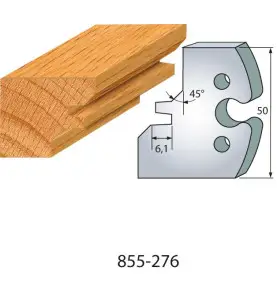 Jeu De 2 Fers Profiles Acier Ht.50Mm N°276 ref 855.276 Leman