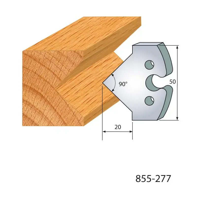 Jeu De 2 Fers Profiles Acier Ht.50Mm N°277 ref 855.277 Leman