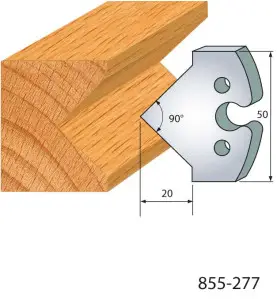 Jeu De 2 Fers Profiles Acier Ht.50Mm N°277 ref 855.277 Leman