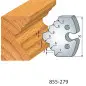 Jeu De 2 Fers Profiles Acier Ht.50Mm N°279 ref 855.279 Leman