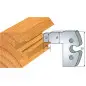 Jeu De 2 Fers Profiles Acier Ht.50Mm N°282 ref 855.282 Leman