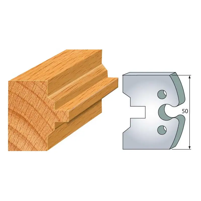 Jeu De 2 Fers Profiles Acier Ht.50Mm N°283 ref 855.283 Leman
