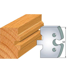 Jeu De 2 Fers Profiles Acier Ht.50Mm N°284 ref 855.284 Leman