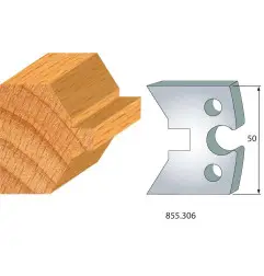Jeu De 2 Fers Profiles Acier Ht.50Mm N°306 ref 855.306 Leman