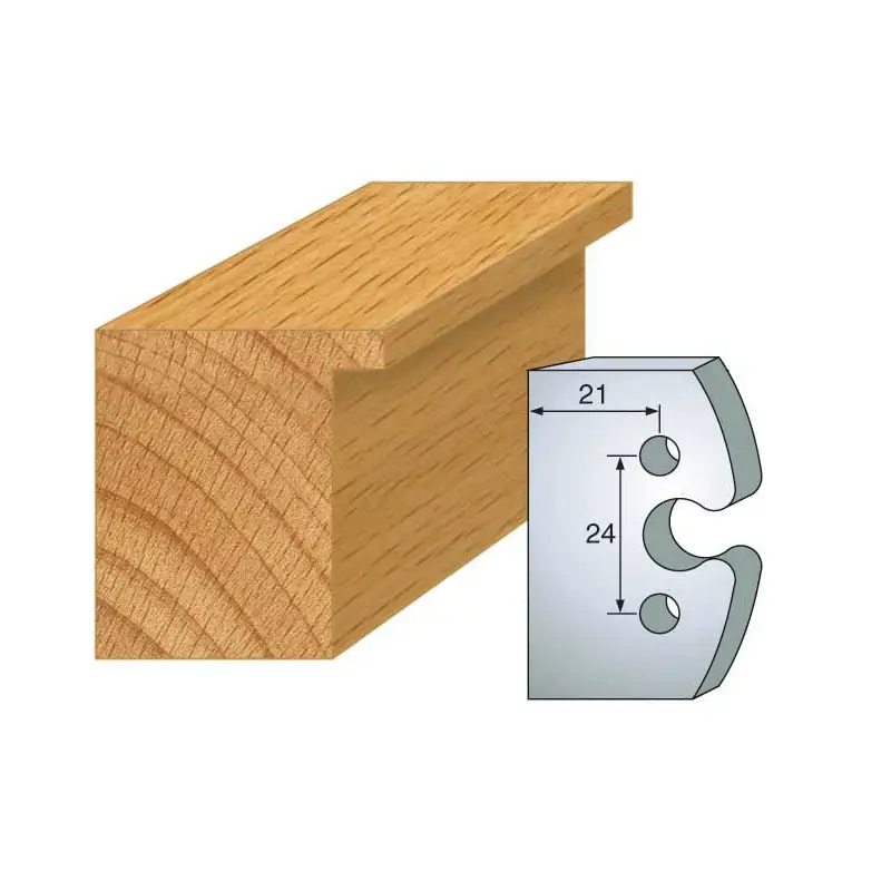 Jeu De 2 Contre-Fers Profiles Ht.50Mm N°200 ref 856.200 Leman