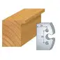 Jeu De 2 Contre-Fers Profiles Ht.50Mm N°200 ref 856.200 Leman