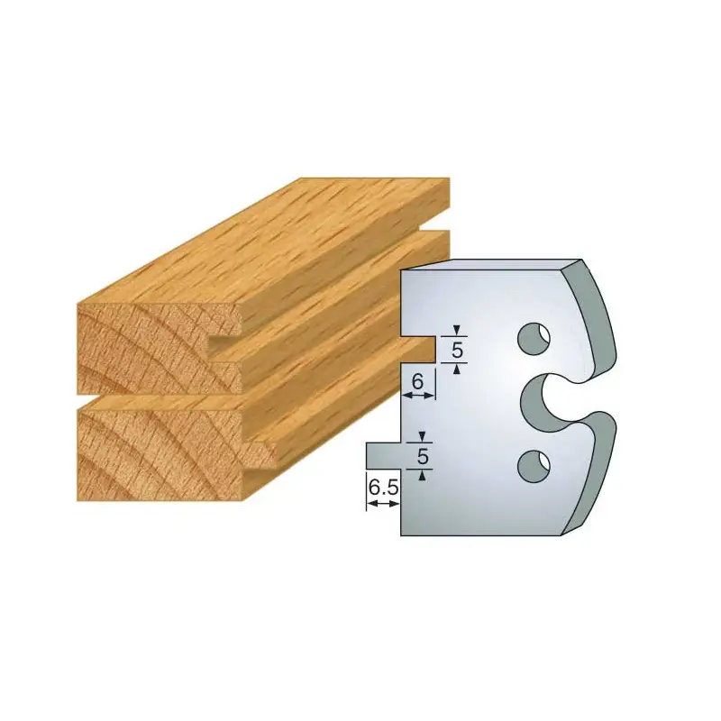 Jeu De 2 Contre-Fers Profiles Ht.50Mm N°201 ref 856.201 Leman