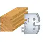 Jeu De 2 Contre-Fers Profiles Ht.50Mm N°201 ref 856.201 Leman