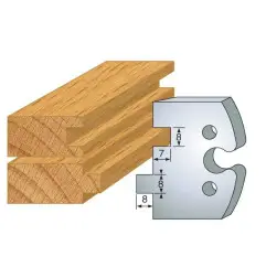 Jeu De 2 Contre-Fers Profiles Ht.50Mm N°202 ref 856.202 Leman