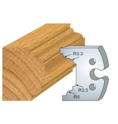 Jeu De 2 Contre-Fers Profiles Ht.50Mm N°204 ref 856.204 Leman