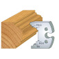 Jeu De 2 Contre-Fers Profiles Ht.50Mm N°204 ref 856.204 Leman