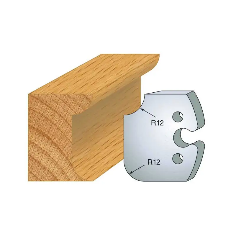 Jeu De 2 Contre-Fers Profiles Ht.50Mm N°206 ref 856.206 Leman