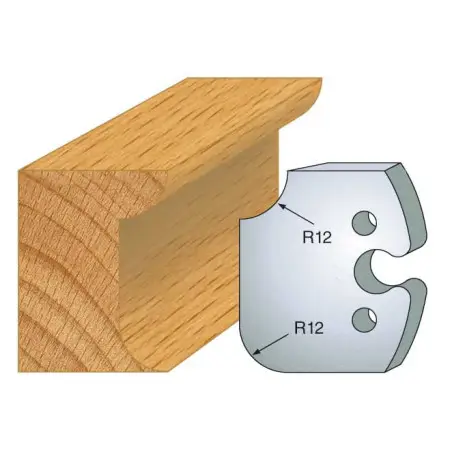 Jeu De 2 Contre-Fers Profiles Ht.50Mm N°206 ref 856.206 Leman