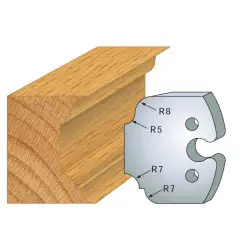 Jeu De 2 Contre-Fers Profiles Ht.50Mm N°207 ref 856.207 Leman