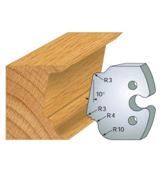Jeu De 2 Contre-Fers Profiles Ht.50Mm N°208 ref 856.208 Leman