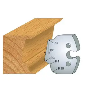 Jeu De 2 Contre-Fers Profiles Ht.50Mm N°208 ref 856.208 Leman
