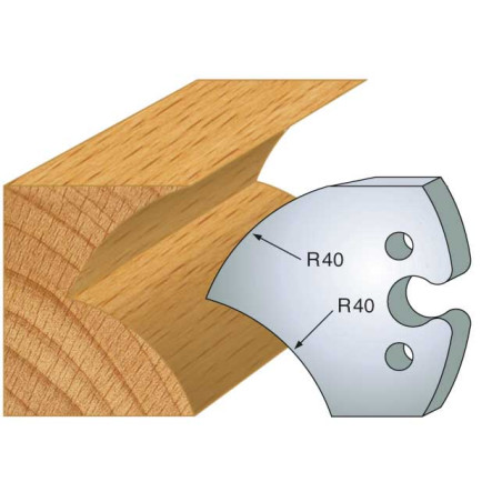 Jeu De 2 Contre-Fers Profiles Ht.50Mm N°209 ref 856.209 Leman