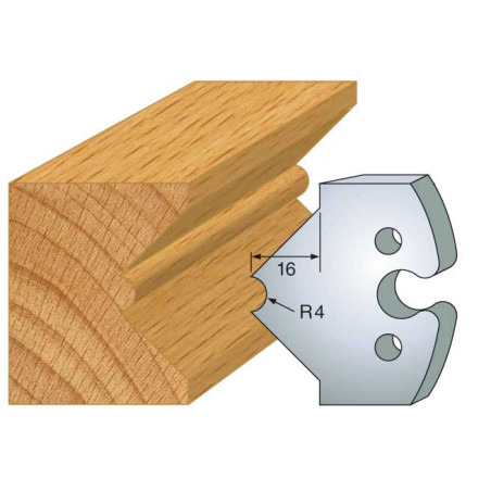 Jeu De 2 Contre-Fers Profiles Ht.50Mm N°212 ref 856.212 Leman