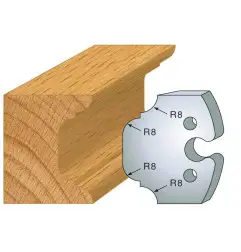Jeu De 2 Contre-Fers Profiles Ht.50Mm N°214 ref 856.214 Leman