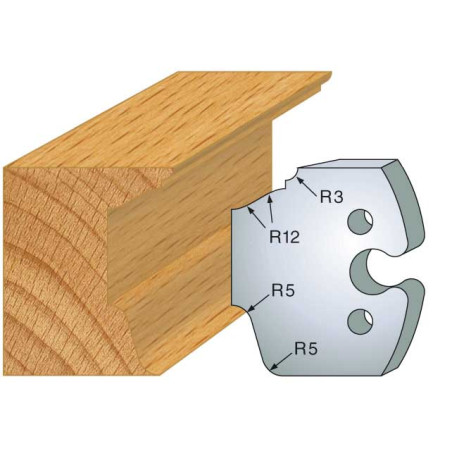 Jeu De 2 Contre-Fers Profiles Ht.50Mm N°217 ref 856.217 Leman