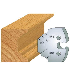 Jeu De 2 Contre-Fers Profiles Ht.50Mm N°220 ref 856.220 Leman