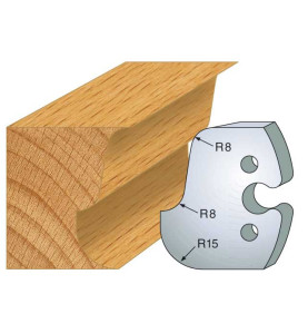 Jeu De 2 Contre-Fers Profiles Ht.50Mm N°224 ref 856.224 Leman