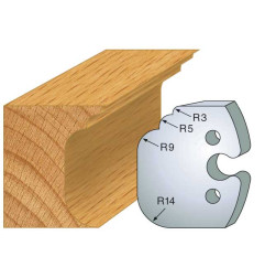 Jeu De 2 Contre-Fers Profiles Ht.50Mm N°225 ref 856.225 Leman