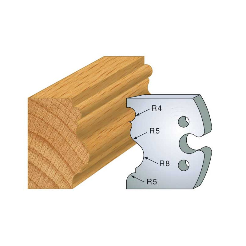 Jeu De 2 Contre-Fers Profiles Ht.50Mm N°228 ref 856.228 Leman