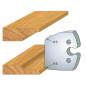Jeu De 2 Contre-Fers Profiles Ht.50Mm N°231 ref 856.231 Leman