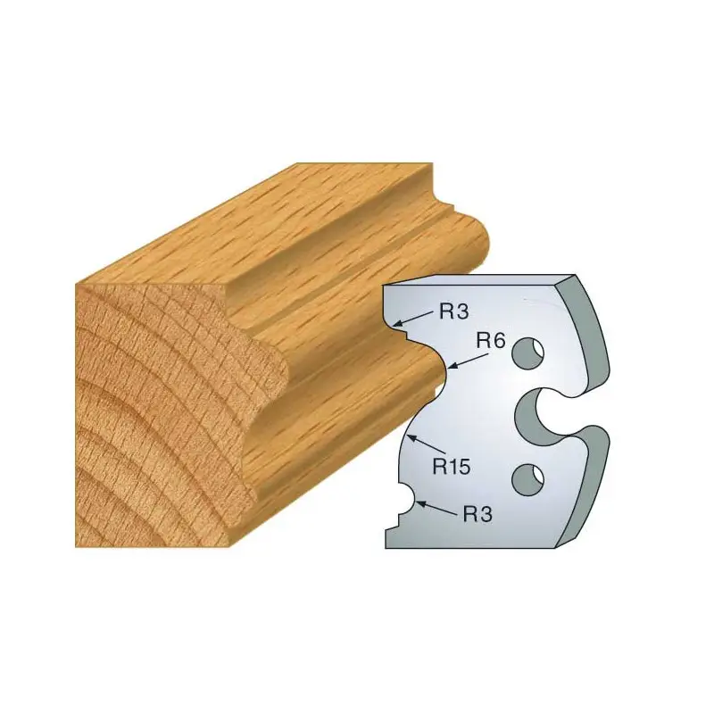 Jeu De 2 Contre-Fers Profiles Ht.50Mm N°244 ref 856.244 Leman