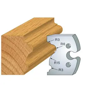 Jeu De 2 Contre-Fers Profiles Ht.50Mm N°244 ref 856.244 Leman