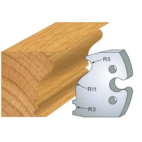 Jeu De 2 Contre-Fers Profiles Ht.50Mm N°247 ref 856.247 Leman
